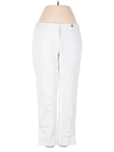 Pre-owned Anne Klein Casual Pants In White