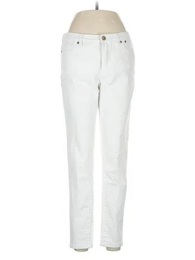 Pre-owned Anne Klein Casual Pants In White