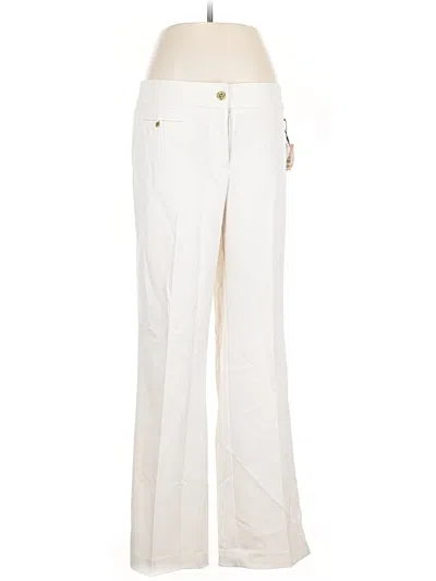 Pre-owned Anne Klein Casual Pants In White