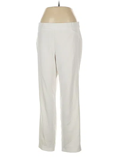 Pre-owned Anne Klein Casual Pants In White