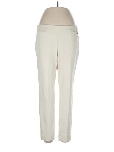 Pre-owned Anne Klein Casual Pants In White