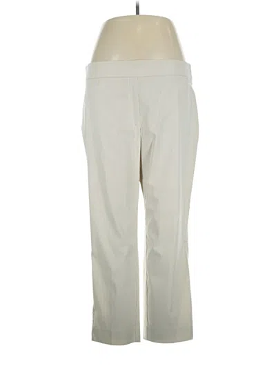 Pre-owned Anne Klein Casual Pants In White