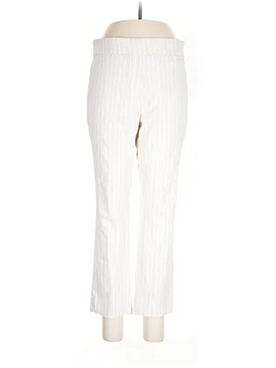 Pre-owned Anne Klein Casual Pants In White