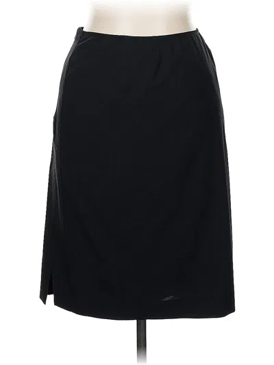 Pre-owned Anne Klein Casual Skirt In Black