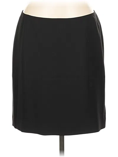Pre-owned Anne Klein Casual Skirt In Black