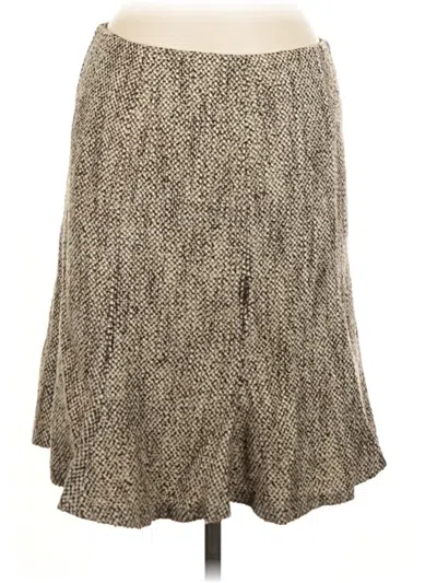 Pre-owned Anne Klein Casual Skirt In Brown