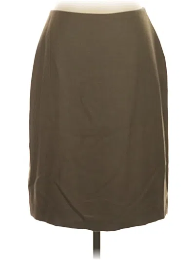 Pre-owned Anne Klein Casual Skirt In Brown