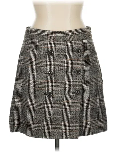 Pre-owned Anne Klein Casual Skirt In Gray