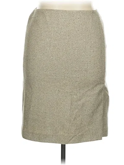 Pre-owned Anne Klein Casual Skirt In Gray