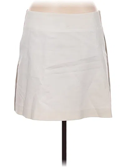 Pre-owned Anne Klein Casual Skirt In Ivory