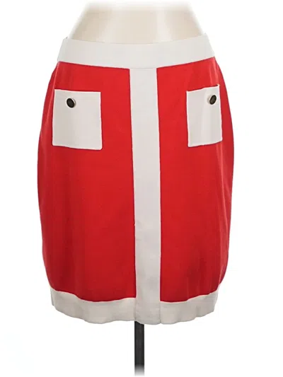 Pre-owned Anne Klein Casual Skirt In Red