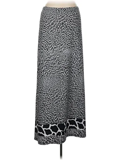 Pre-owned Anne Klein Casual Skirt In Silver