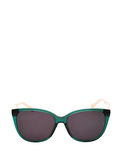 Anne Klein Cat-eye Sunglasses In Green