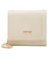 Anne Klein Chain Crossbody Wallet In White