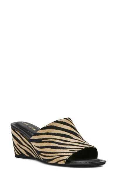 Anne Klein Charisma Wedge Slide Sandal In Multi