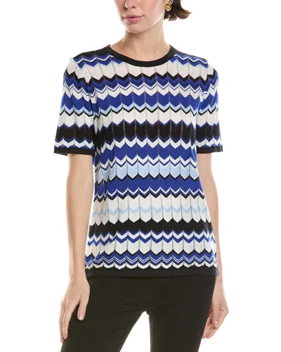 ANNE KLEIN CHEVRON STITCH TOP