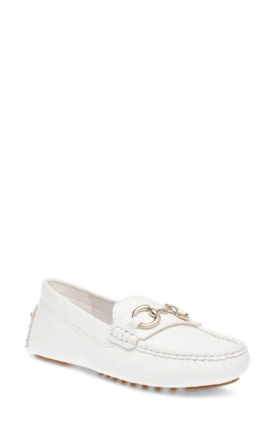 Anne Klein Chrystie Bit Loafer In White