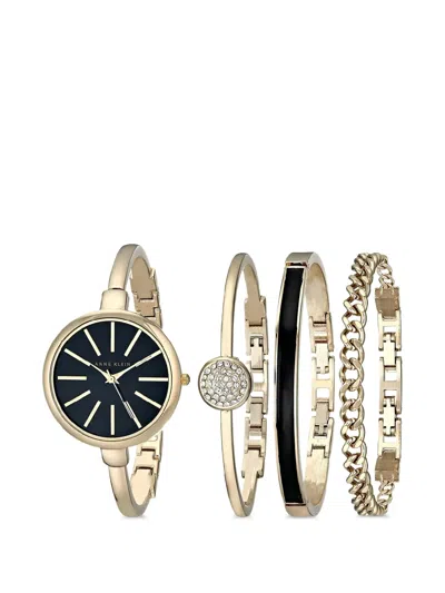 Anne Klein Classic 32mm Watch In Gold