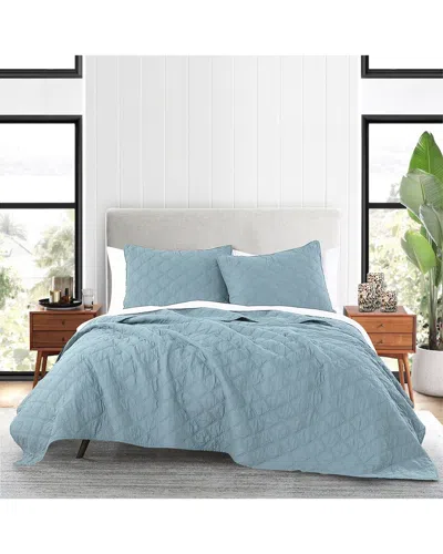 ANNE KLEIN ANNE KLEIN CLASSIC DIAMOND QUILT SET