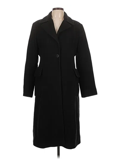Pre-owned Anne Klein Coat In Black