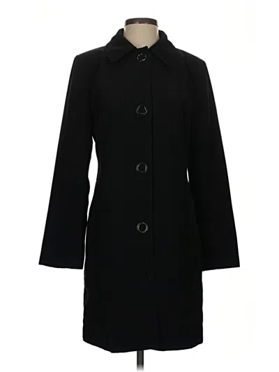 Pre-owned Anne Klein Coat In Black