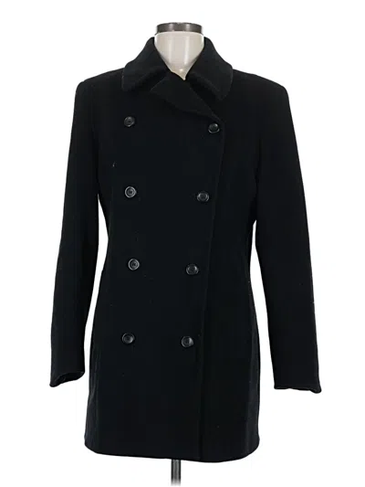 Pre-owned Anne Klein Coat In Black