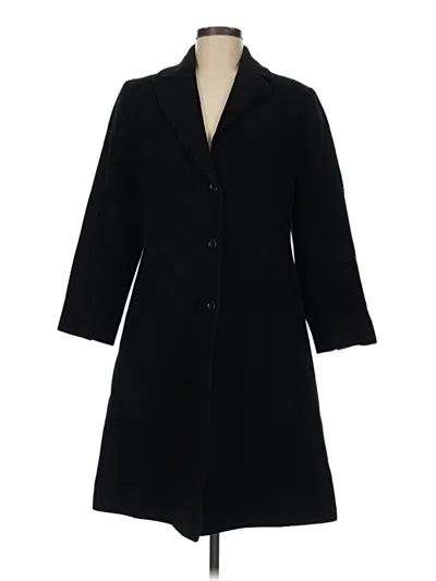 Pre-owned Anne Klein Coat In Black
