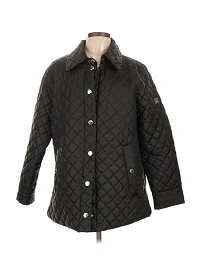 Pre-owned Anne Klein Coat In Black