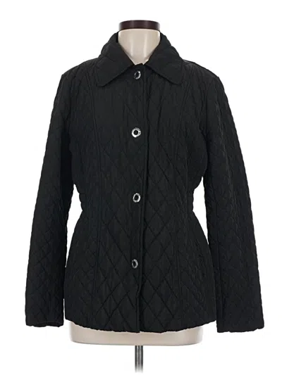 Pre-owned Anne Klein Coat In Black