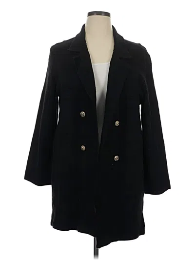 Pre-owned Anne Klein Coat In Black