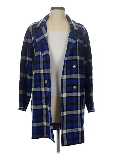 Pre-owned Anne Klein Coat In Blue