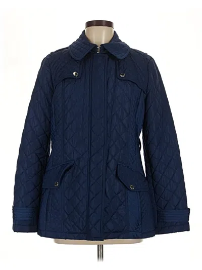 Pre-owned Anne Klein Coat In Blue