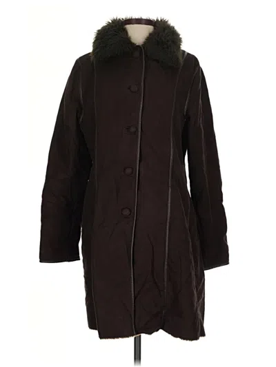 Pre-owned Anne Klein Coat In Brown