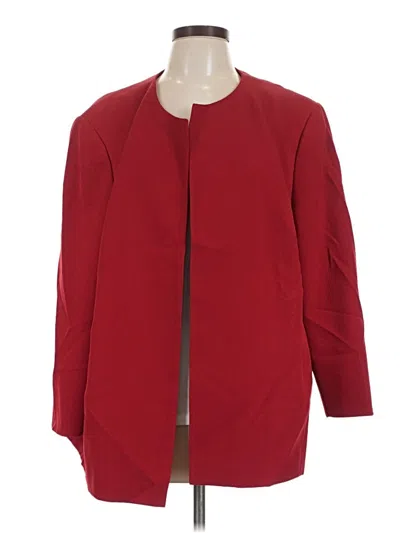 Pre-owned Anne Klein Coat In Red