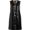 Anne Klein Coated Sleeveless Dress In Black