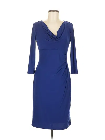 Pre-owned Anne Klein Cocktail Dress In Blue