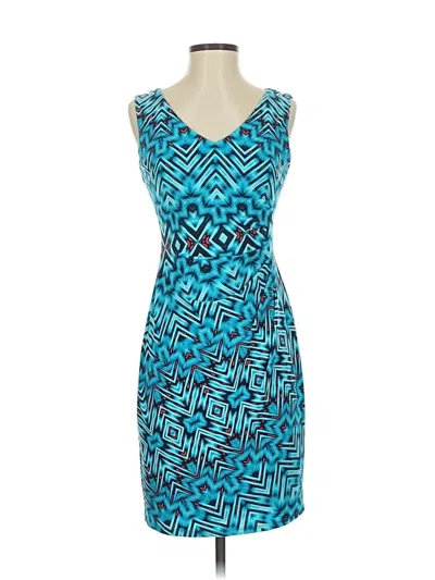 Pre-owned Anne Klein Cocktail Dress In Blue