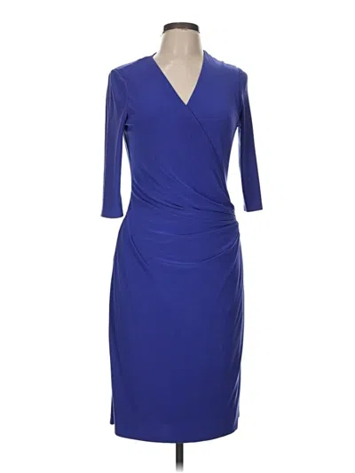 Pre-owned Anne Klein Cocktail Dress In Blue