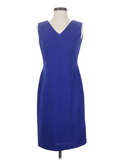 Pre-owned Anne Klein Cocktail Dress In Blue