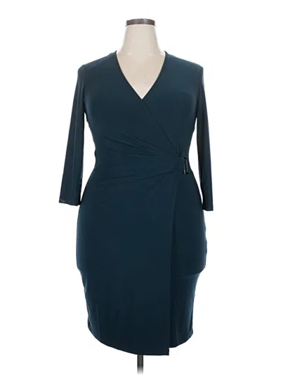 Pre-owned Anne Klein Cocktail Dress In Blue