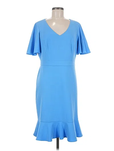 Pre-owned Anne Klein Cocktail Dress In Blue