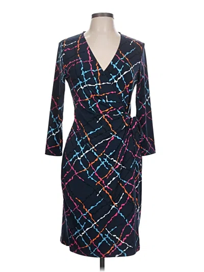 Pre-owned Anne Klein Cocktail Dress In Blue