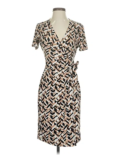 Pre-owned Anne Klein Cocktail Dress In Brown