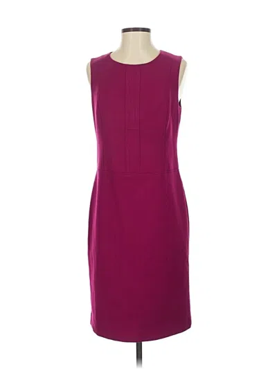 Pre-owned Anne Klein Cocktail Dress In Burgundy