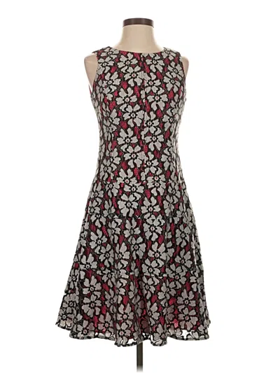 Pre-owned Anne Klein Cocktail Dress In Burgundy