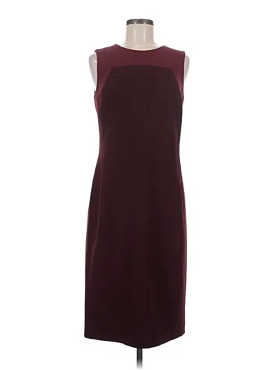 Pre-owned Anne Klein Cocktail Dress In Burgundy