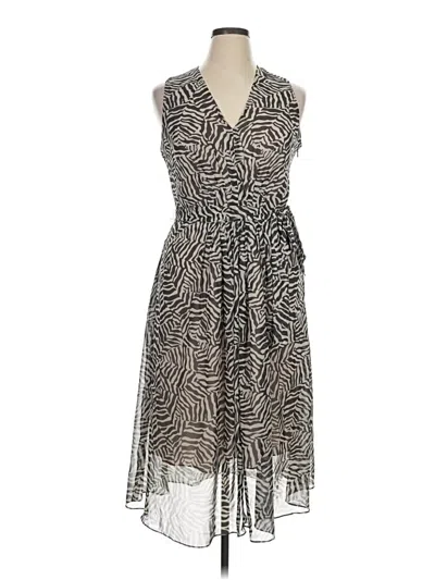 Pre-owned Anne Klein Cocktail Dress In Gray