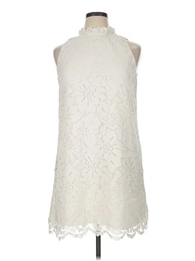 Pre-owned Anne Klein Cocktail Dress In Ivory