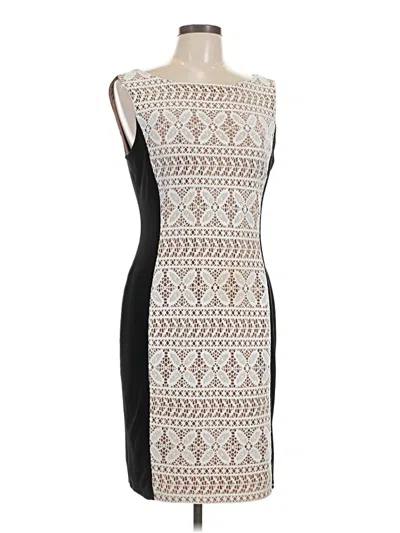 Pre-owned Anne Klein Cocktail Dress In Ivory