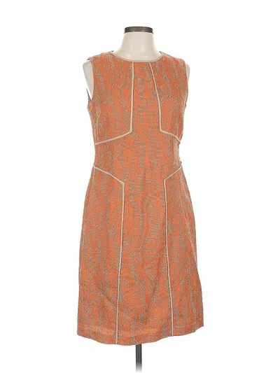 Pre-owned Anne Klein Cocktail Dress In Orange